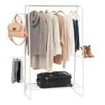 IRIS USA Freestanding Clothes Rack with 3 Shelves