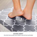 Cushioned Anti-Fatigue Kitchen Mat, Non-Slip, Grey