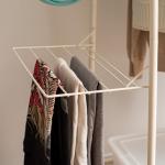 IRIS USA Freestanding Clothes Rack with 3 Shelves