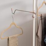 IRIS USA Freestanding Clothes Rack with 3 Shelves