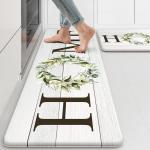 KIMODE Anti-Fatigue Farmhouse Kitchen Mats - 2PCS