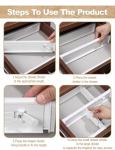 CeeVian 8-Piece Adjustable Drawer Organizer Set