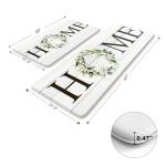 KIMODE Anti-Fatigue Farmhouse Kitchen Mats - 2PCS