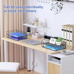 Samstar 4 Pack Stackable Paper Tray Organizer