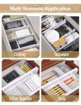 CeeVian 8-Piece Adjustable Drawer Organizer Set
