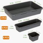 Kutesna 15-Piece Interlocking Desk Organizer Set