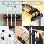 300PCS Cable Management Kit for Home Office