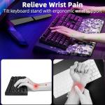 Ospelelf Ergonomic Keyboard Stand with Wrist Rest