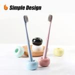 Mini Ceramic Toothbrush Holder Set - Yellow
