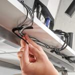 Cable Clams - 18-Pack Adhesive Cord Holders