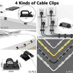 300PCS Cable Management Kit for Home Office