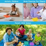 10pcs Tie-Dye Silicone Push Pop Fidget Toys