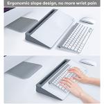 Glass Desk Whiteboard with Storage and Organizer