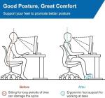 Ergonomic Adjustable Wooden Footrest for Comfort