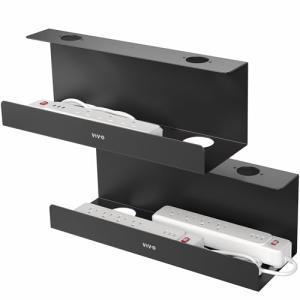 VIVO 2-Pack Under Desk Cable Management Trays