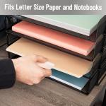Mind Reader Stackable Metal Mesh Paper Trays
