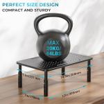 Adjustable Metal Monitor Stand for Home Office Setups