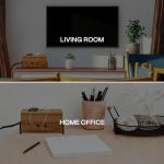 Large Wood Cable Management Box for Desk Wires