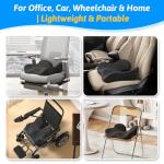 Memory Foam Tailbone Support Seat Cushion (Gray)