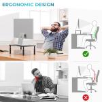Adjustable Metal Monitor Stand for Home Office Setups