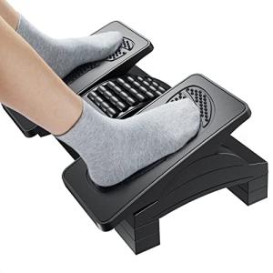 Adjustable Ergonomic Foot Rest with Massage Texture