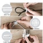 KHAMAL Under Desk Cable Management Kit - 26PCS