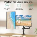 WALI Adjustable Dual Monitor Desk Arm Mount
