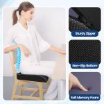 Memory Foam Tailbone Seat Cushion for Comfort
