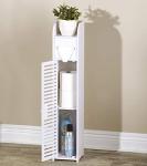 Slim Standing Storage Cabinet for Home Office