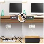 Large Wooden Cable Management Box for Home Office
