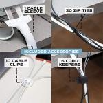 Cable Management Box Set - Organize Your Wires