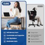 Memory Foam Tailbone Seat Cushion for Comfort