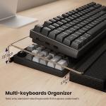 Yikola Adjustable Acrylic Keyboard Riser with Wrist Rest
