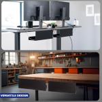 VIVO 2-Pack Under Desk Cable Management Trays