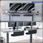 VIVO 2-Pack Under Desk Cable Management Trays