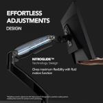 Dual Monitor Stand with USB & Height Adjustment