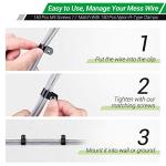 Cable Clips for Efficient Cord Management – 300 PCS