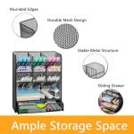 Metal Desk Organizer with Drawer and Pencil Holder