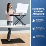 Cushioned Anti-Fatigue Standing Desk Mat - Chocolate