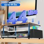 AUPSEN 2-Tier Wood Desk Organizer with Drawer