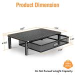 ELIVED Adjustable Monitor Stand with Drawer - 2 Pack