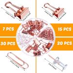 Rose Gold Double-Sided Cork Board with Stand