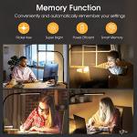 Voncerus Clip-On LED Desk Lamp with 3 Modes