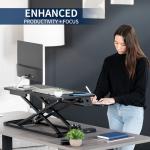 VIVO Height Adjustable Sit Stand Desk Converter