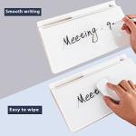 Glass Desktop Whiteboard and Keyboard Stand Organizer