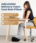 Comfortable Memory Foam Foot Rest for Office