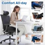 Gel Memory Foam Seat Cushion for Tailbone Relief