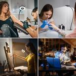 iZELL 10W USB Clip Desk Lamp with 3 Lighting Modes