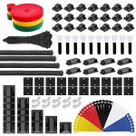 INCHOR 210-Piece Cable Management Kit for Desks