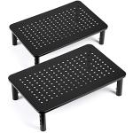 Loteyike Adjustable Monitor Stand and Shelf - 2 Pack